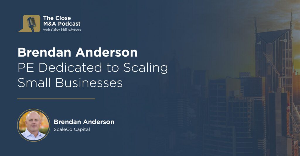 brendan anderson pe dedicated to scaling small businesses